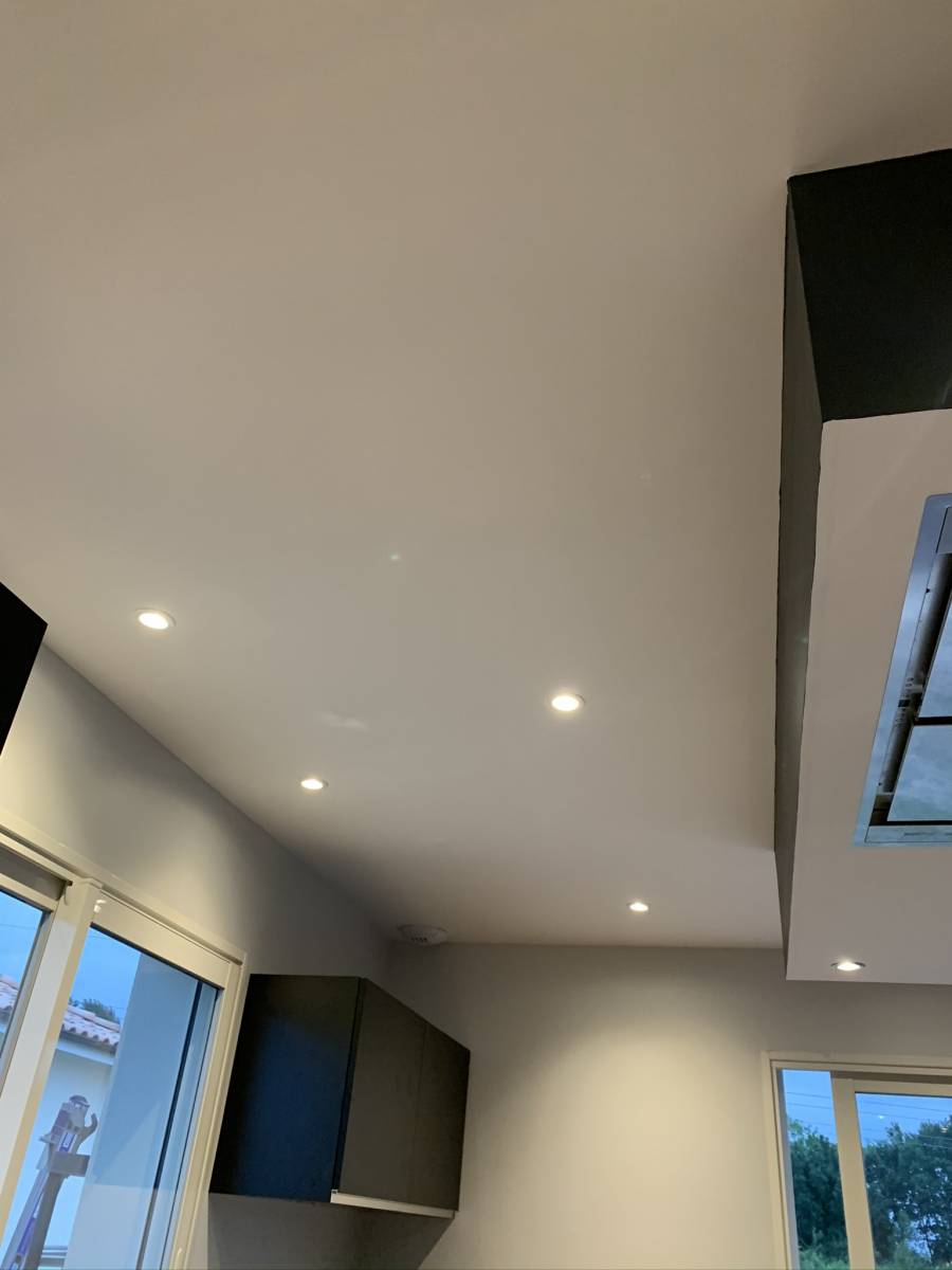 Pose de spots à LED - Biganos